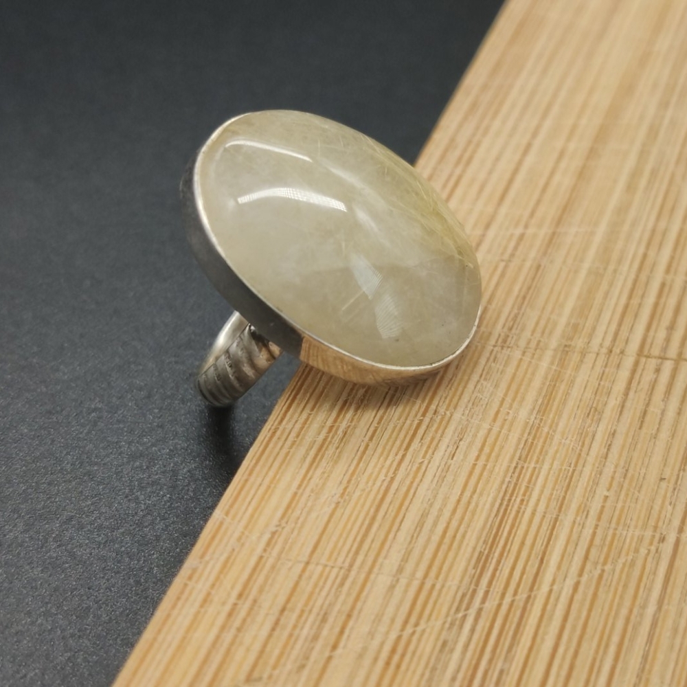 Moon Stone Silver Ring 🌕